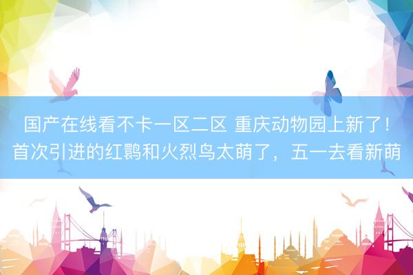 国产在线看不卡一区二区 重庆动物园上新了！首次引进的红鹮和火烈鸟太萌了，五一去看新萌