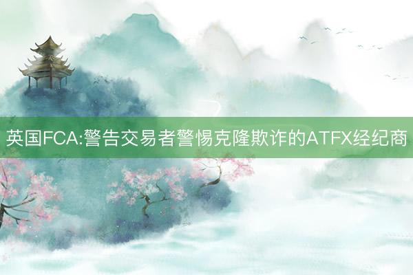 英国FCA:警告交易者警惕克隆欺诈的ATFX经纪商