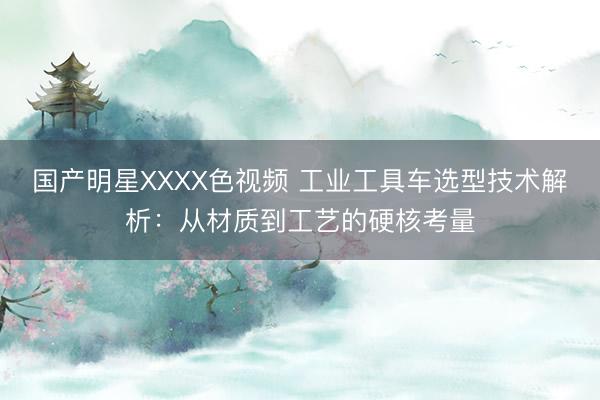 国产明星XXXX色视频 工业工具车选型技术解析：从材质到工艺的硬核考量