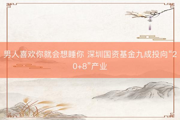 男人喜欢你就会想睡你 深圳国资基金九成投向“20+8”产业